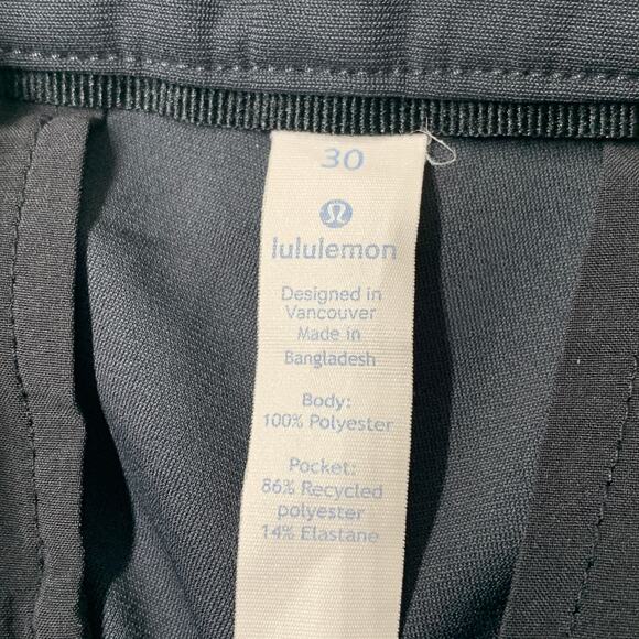 Lululemon Men Commision Pants 30 Pants Chino Pockets Tapered Casual Leg 30.5 " - Picture 5 of 11